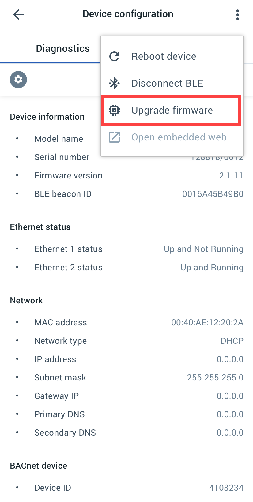 Updating Firmware – Delta Controls